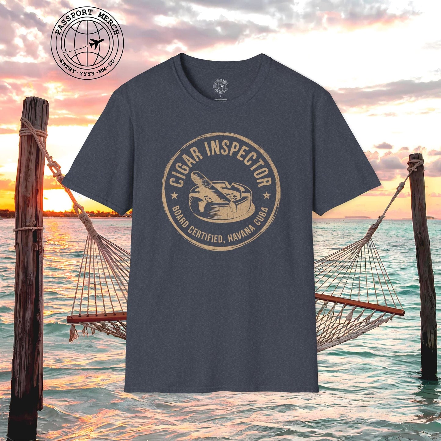 Board Certified Cigar Inspector, Havana, Cuba T-Shirt