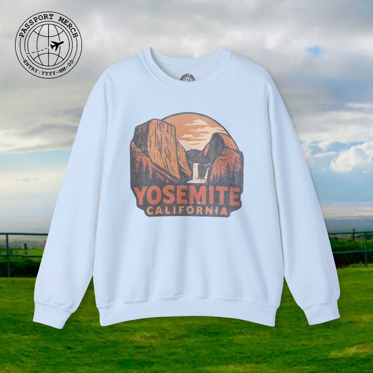 Yosemite, California - 80's Vintage Crewneck