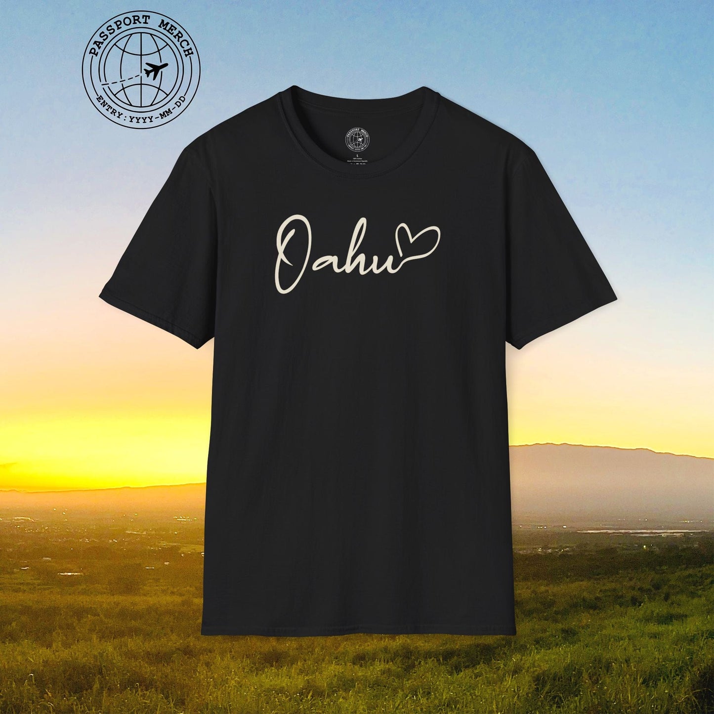 Heart Signature (Islands Edition), Oahu, Hawaii T-Shirt