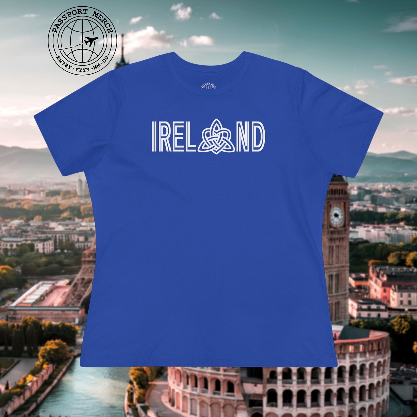Ireland Celtic Trinity Love Knot, Womens Fit T-Shirt