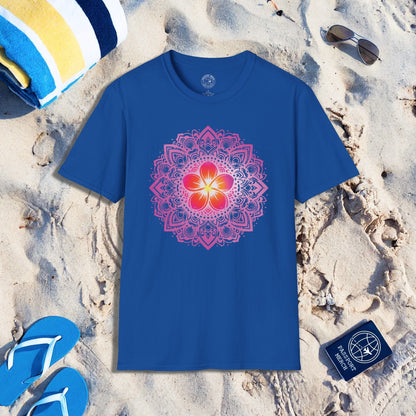 Hawaiian Plumeria Mandala T-Shirt