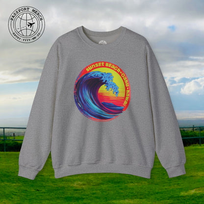 Sunset Beach Oahu, Hawaii Crewneck