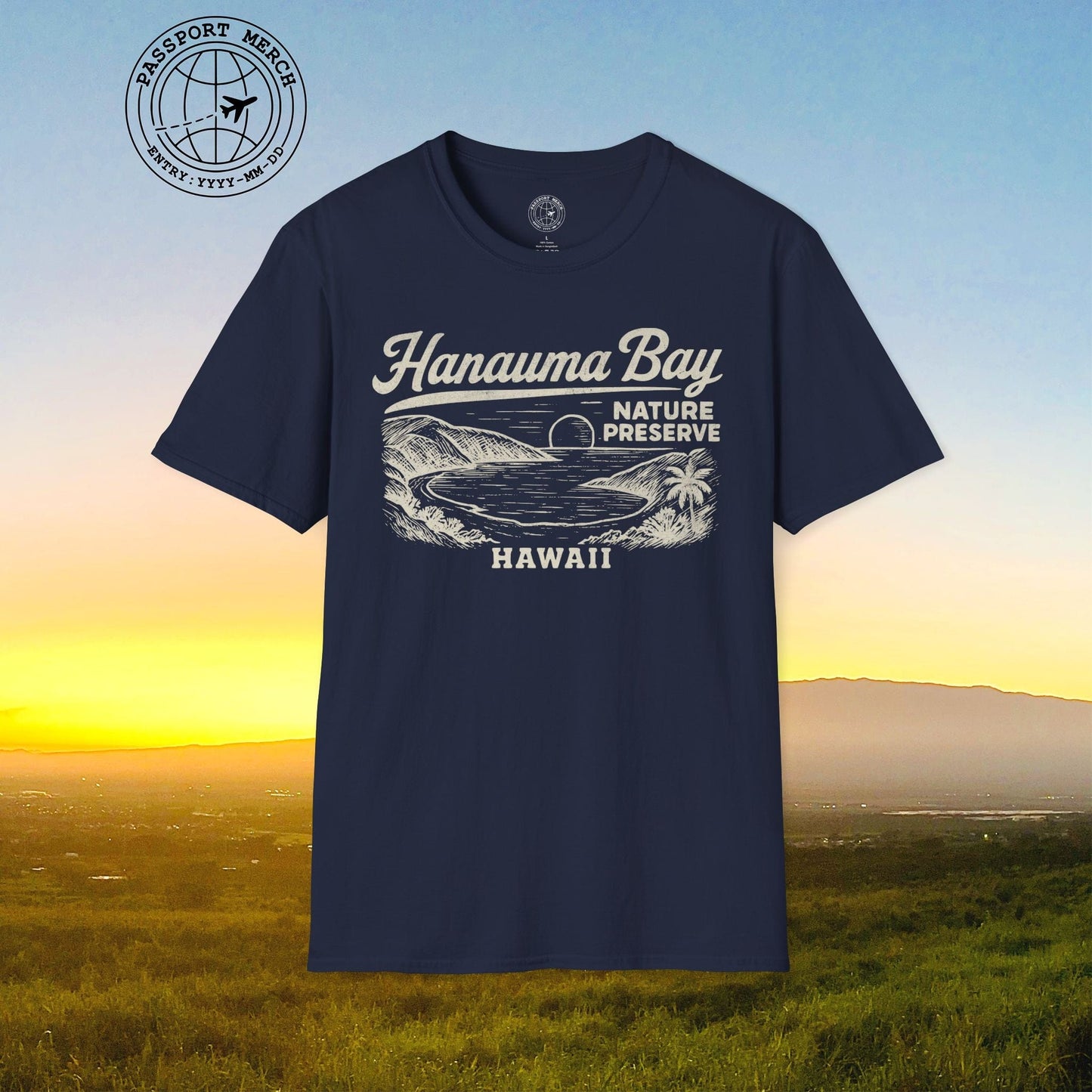 Hanauma Bay Vintage Monochrome, Hawaii T-Shirt