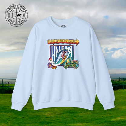 Signs of Wanderlust, Hale'iwa (South) Oahu, Hawaii Crewneck