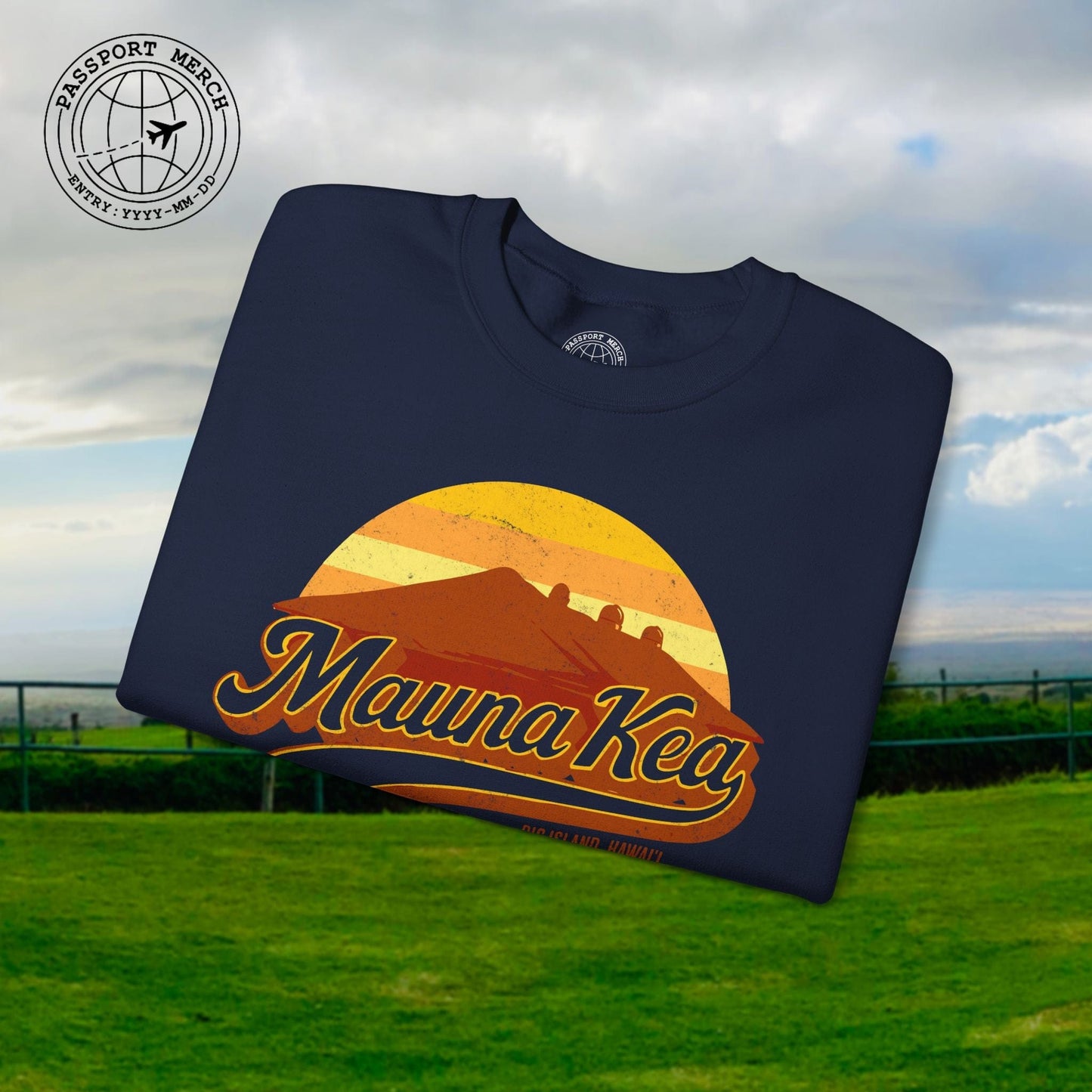 Vintage Mauna Kea, Big Island, Hawaii Crewneck