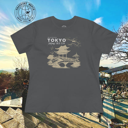 Discover Tokyo Japan, Womens Fit T-Shirt