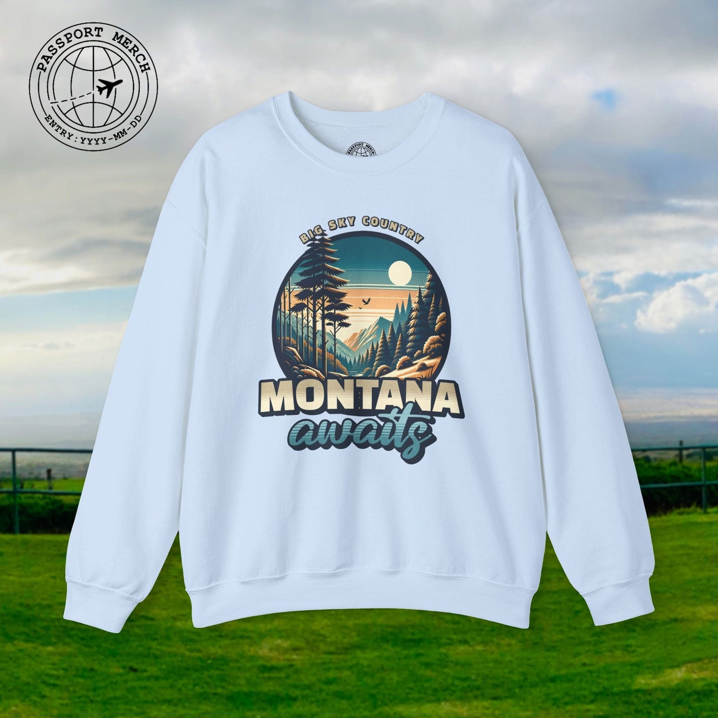 Big Sky Country Montana Crewneck