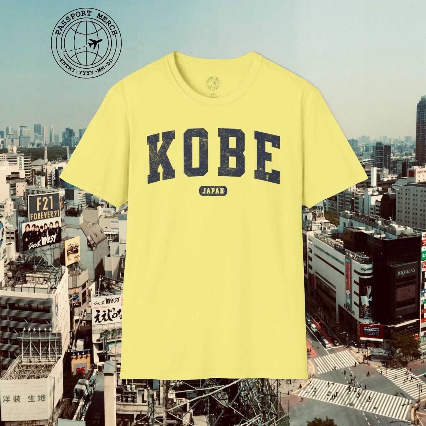 Classic Athletic (Bucket List Edition), Kobe, Japan T-Shirt