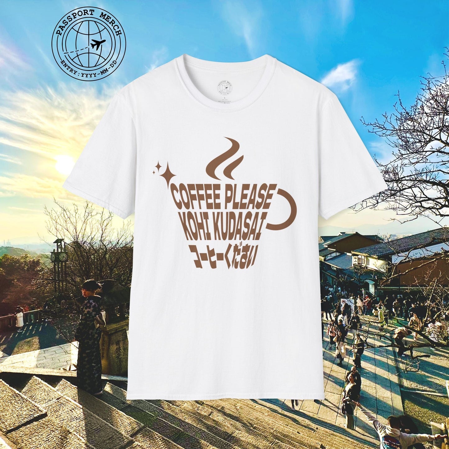 Coffee Please. Kohi Kudasai. Japan T-Shirt