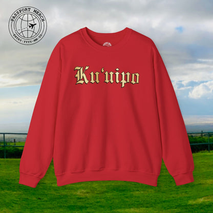 24-Karat Gold Ku'uipo (Hawaiian Jewelry Style) Crewneck