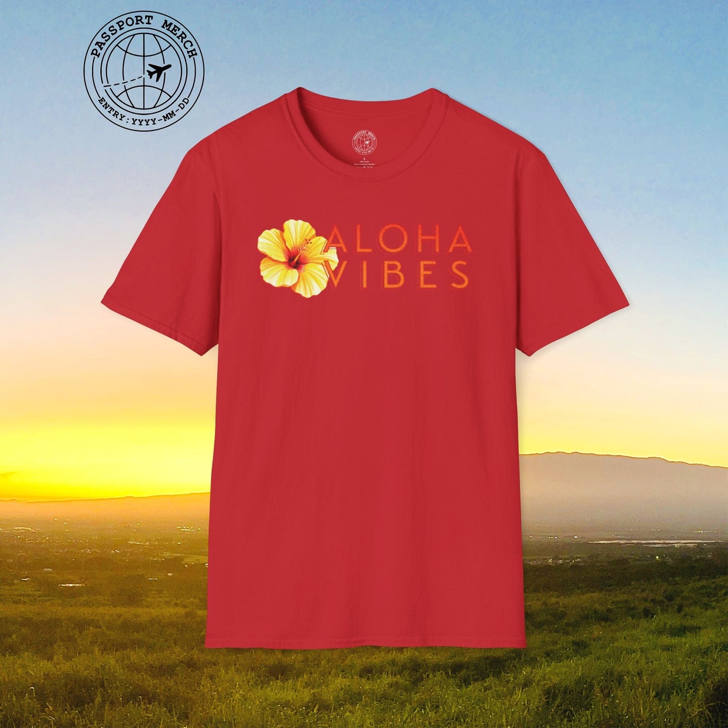 Sun-Kissed Hibiscus Aloha Vibes, Hawaii T-Shirt