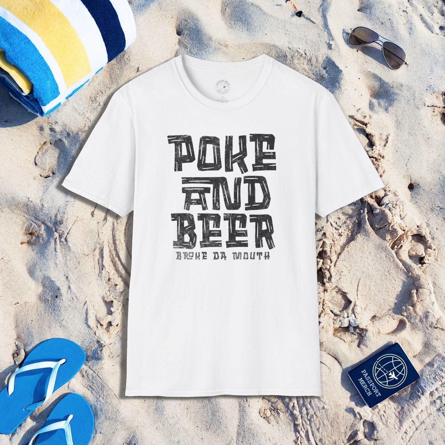 Poke and Beer, Hawaii T-Shirt