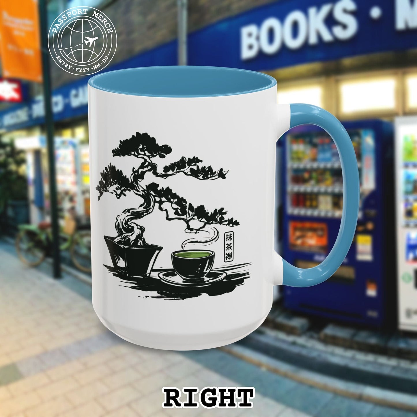 Vintage Matcha Zen, Japan 15oz Mug