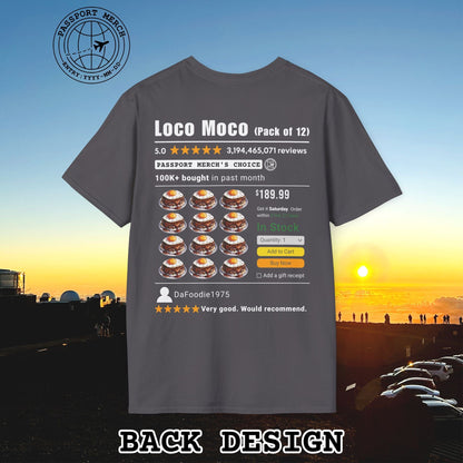 Loco Moco (5-Star Buy Now Edition), Hawaii, Back Print T-Shirt