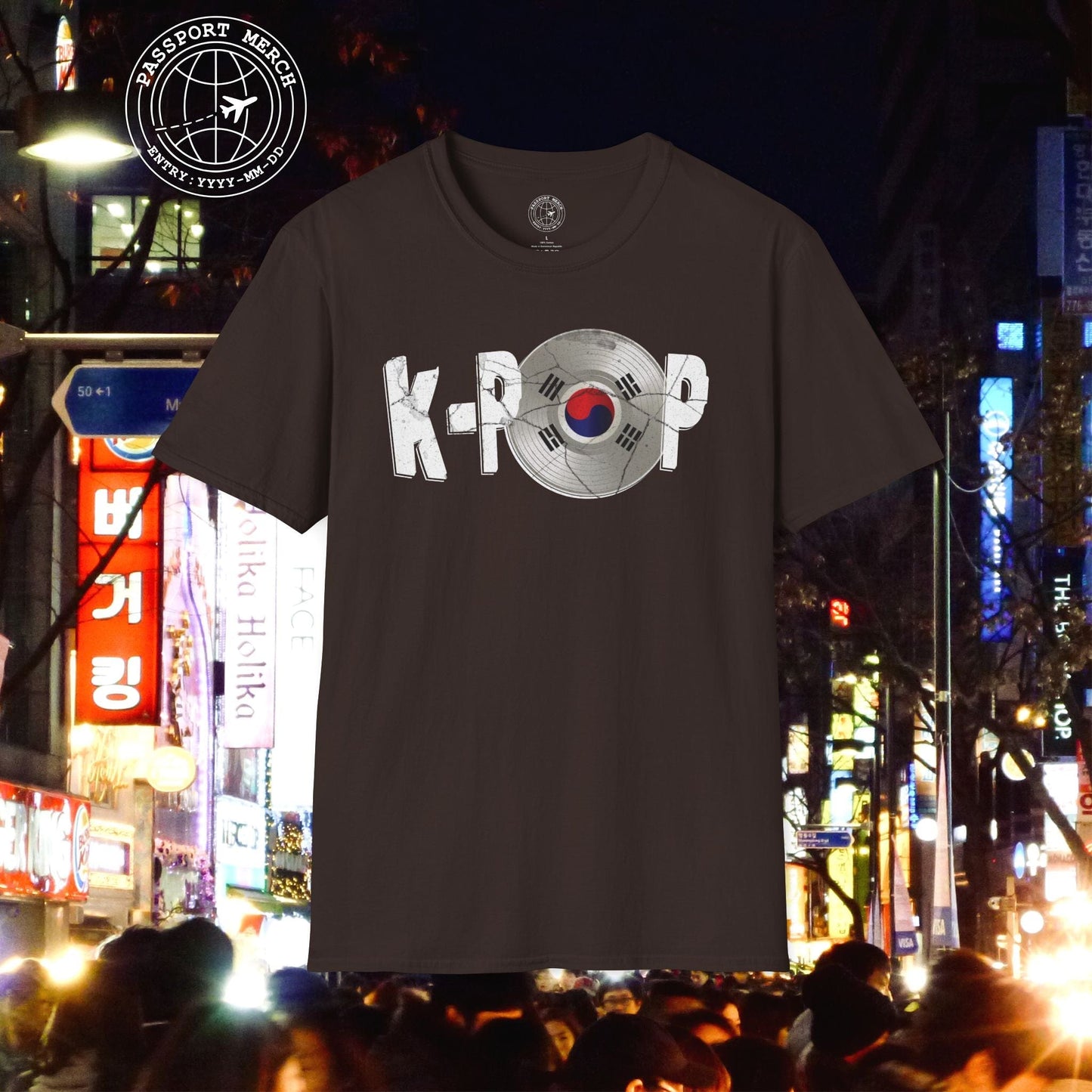K-POP Vinyl, Korea T-Shirt