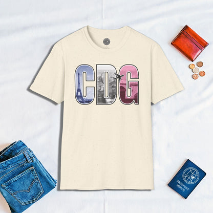 Airport Window ✈️ Paris France CDG T-Shirt