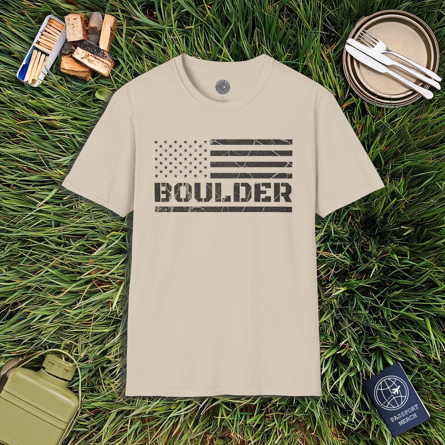 Boulder Stars & Stripes, Colorado T-Shirt