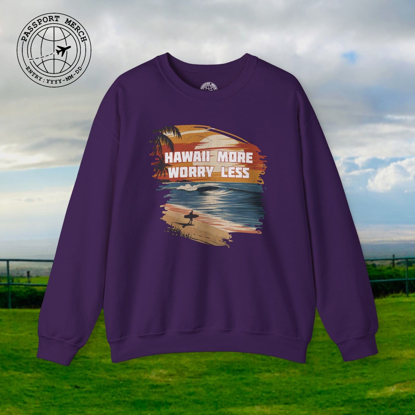 Hawaii More Worry Less Crewneck