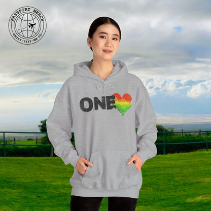 One Heart, Jamaican Reggae Hoodie