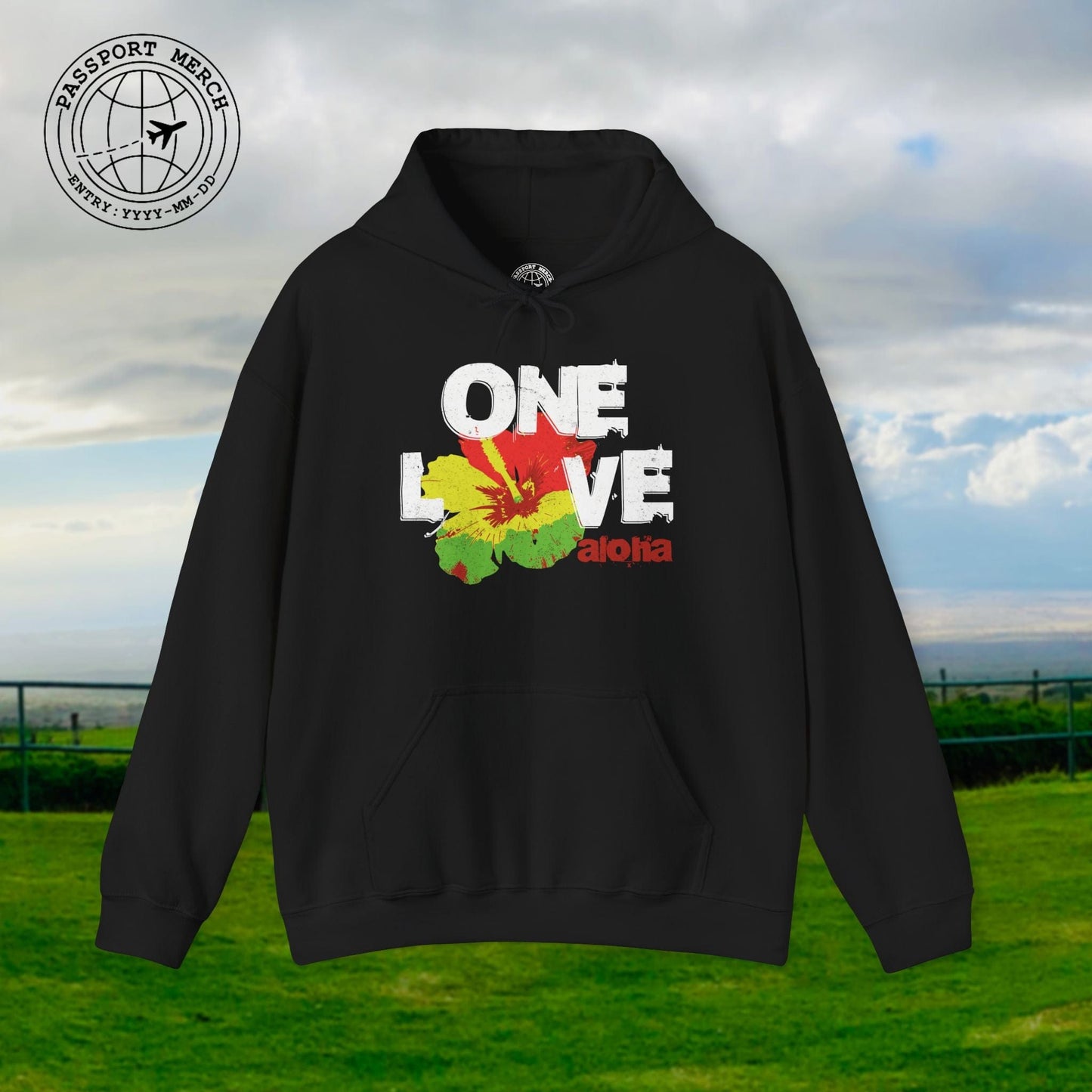 One Love, Aloha, Hawaii Hoodie