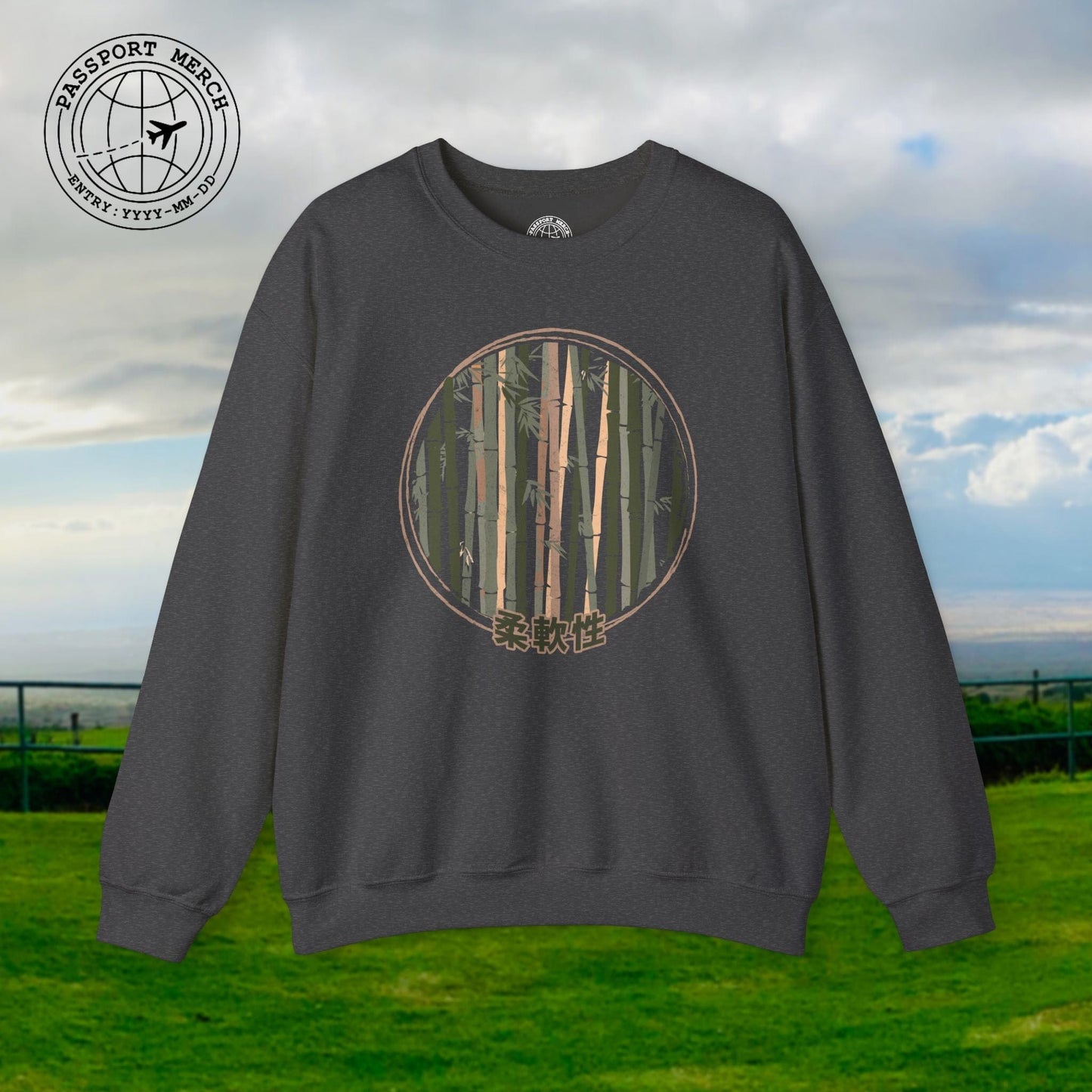 Japanese Jūnansei (Flexibility) Bamboo Crewneck