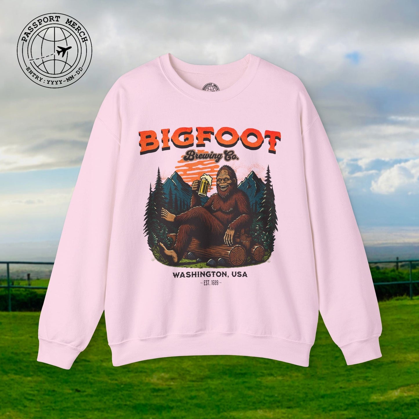Bigfoot Brewing Company, Washington Crewneck