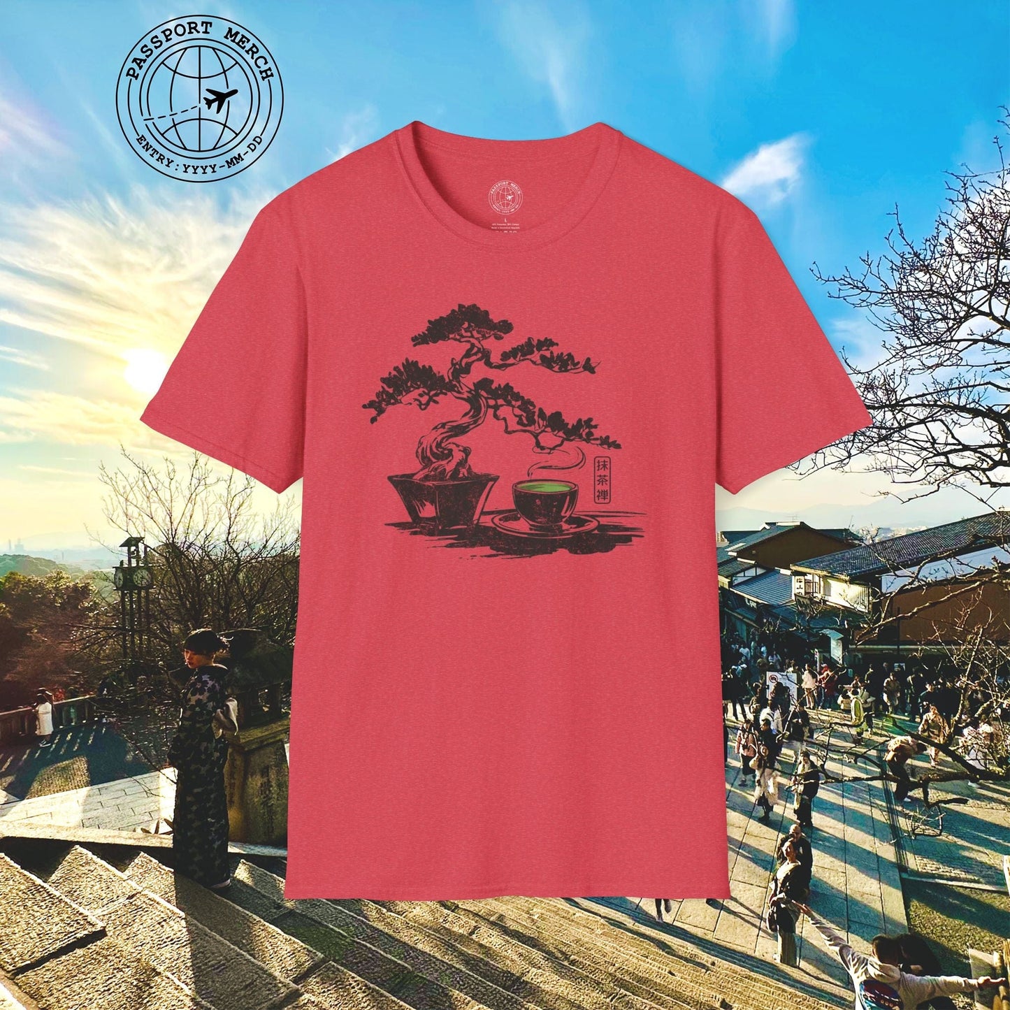 Vintage Matcha Zen, Japan T-Shirt