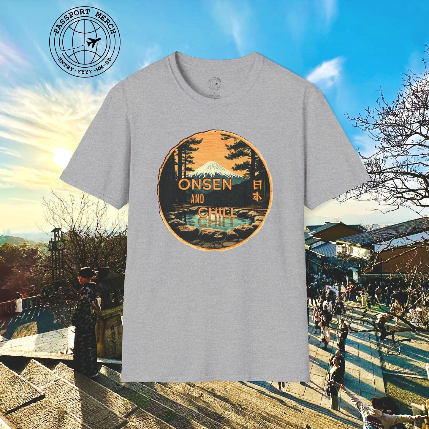 Onsen and Chill, Japan T-Shirt