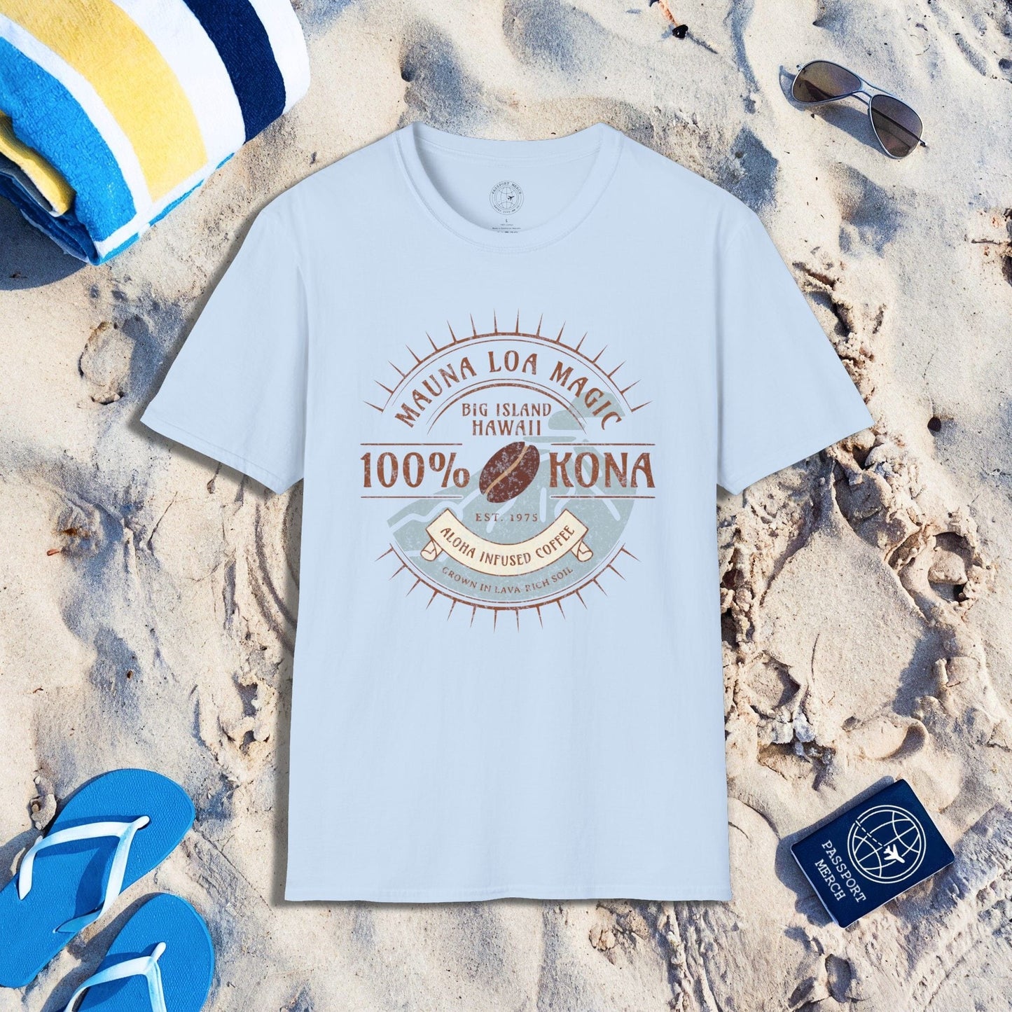 Mauna Loa Magic Kona Coffee Hawaii T-Shirt