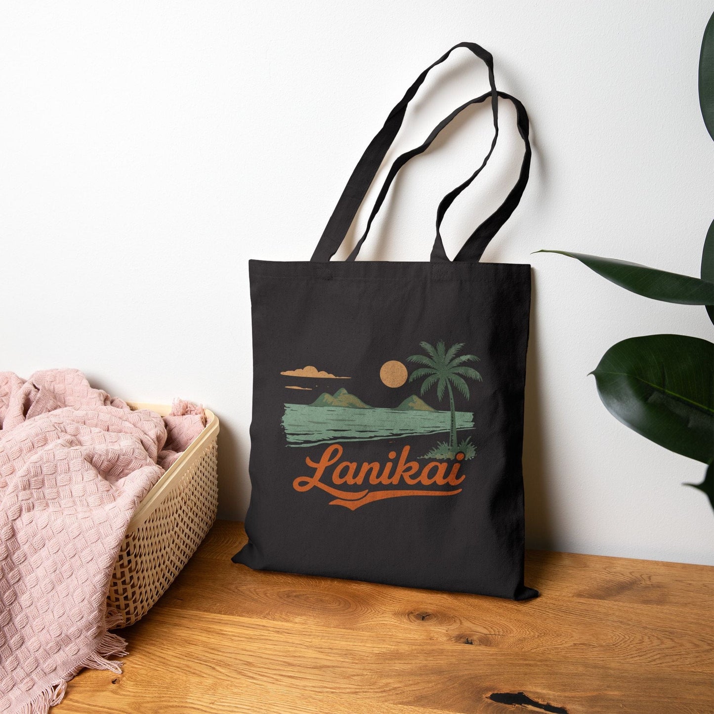 Vintage Lanikai, Oahu, Hawaii Tote Bag