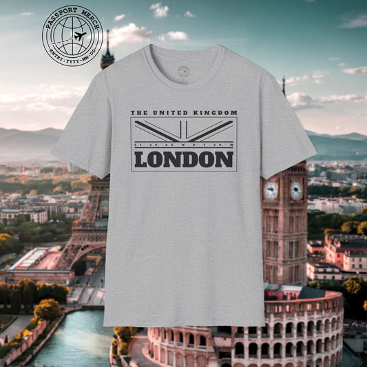 GPS Flag London England, UK T-Shirt