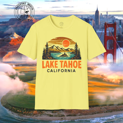 Lake Tahoe, California - 80's Vintage T-Shirt