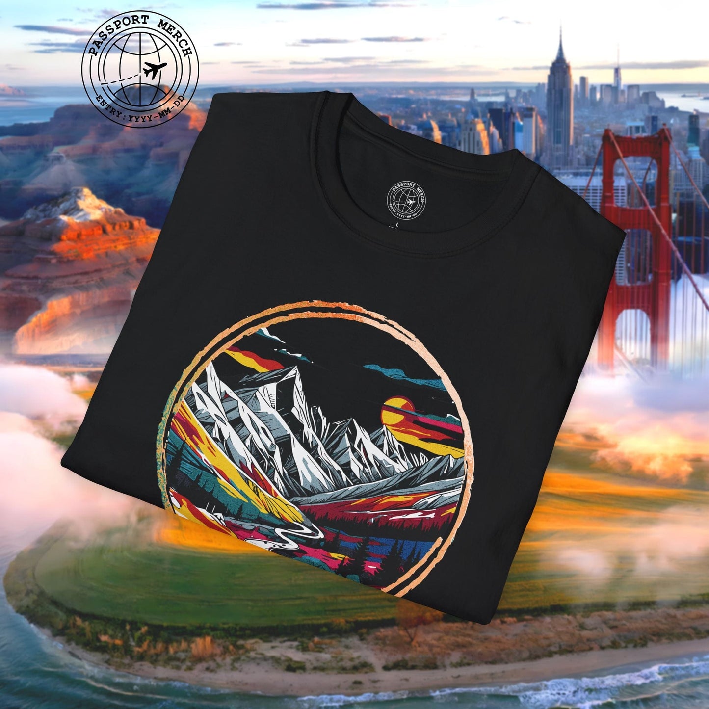 Modern Alpine Wanderlust, Colorado T-Shirt