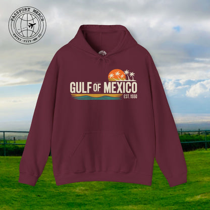 Vintage Retro Gulf of Mexico Hoodie