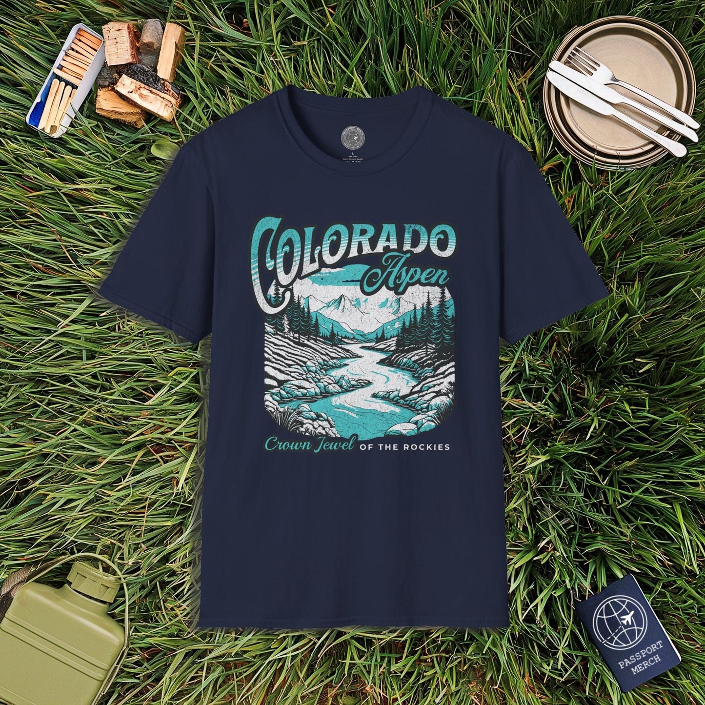 Aspen Crown Jewel of the Rockies Colorado T-Shirt