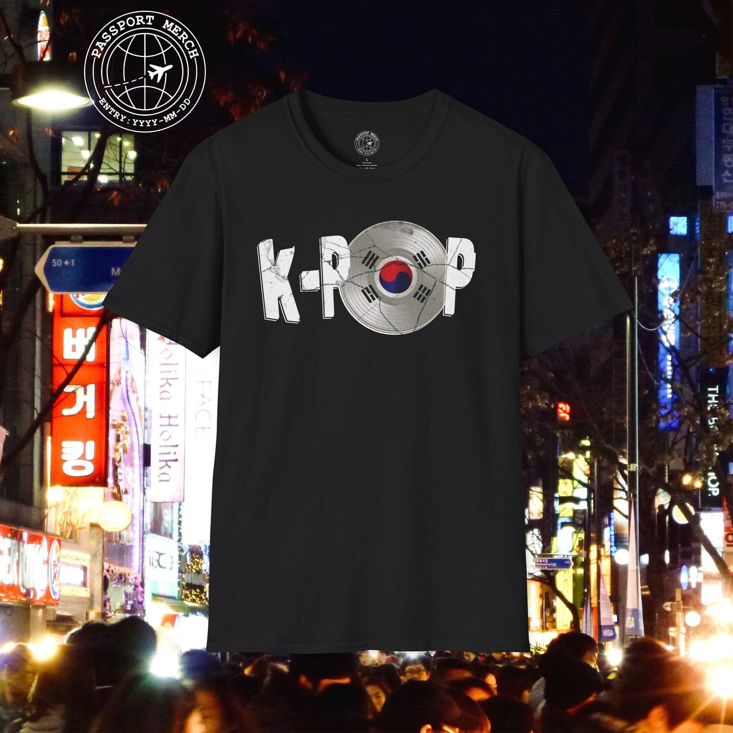 K-POP Vinyl, Korea T-Shirt