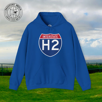 Signs of Wanderlust, Interstate H2, Hawaii Hoodie