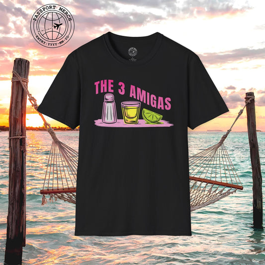 The 3 Amigas, Mexico T-Shirt