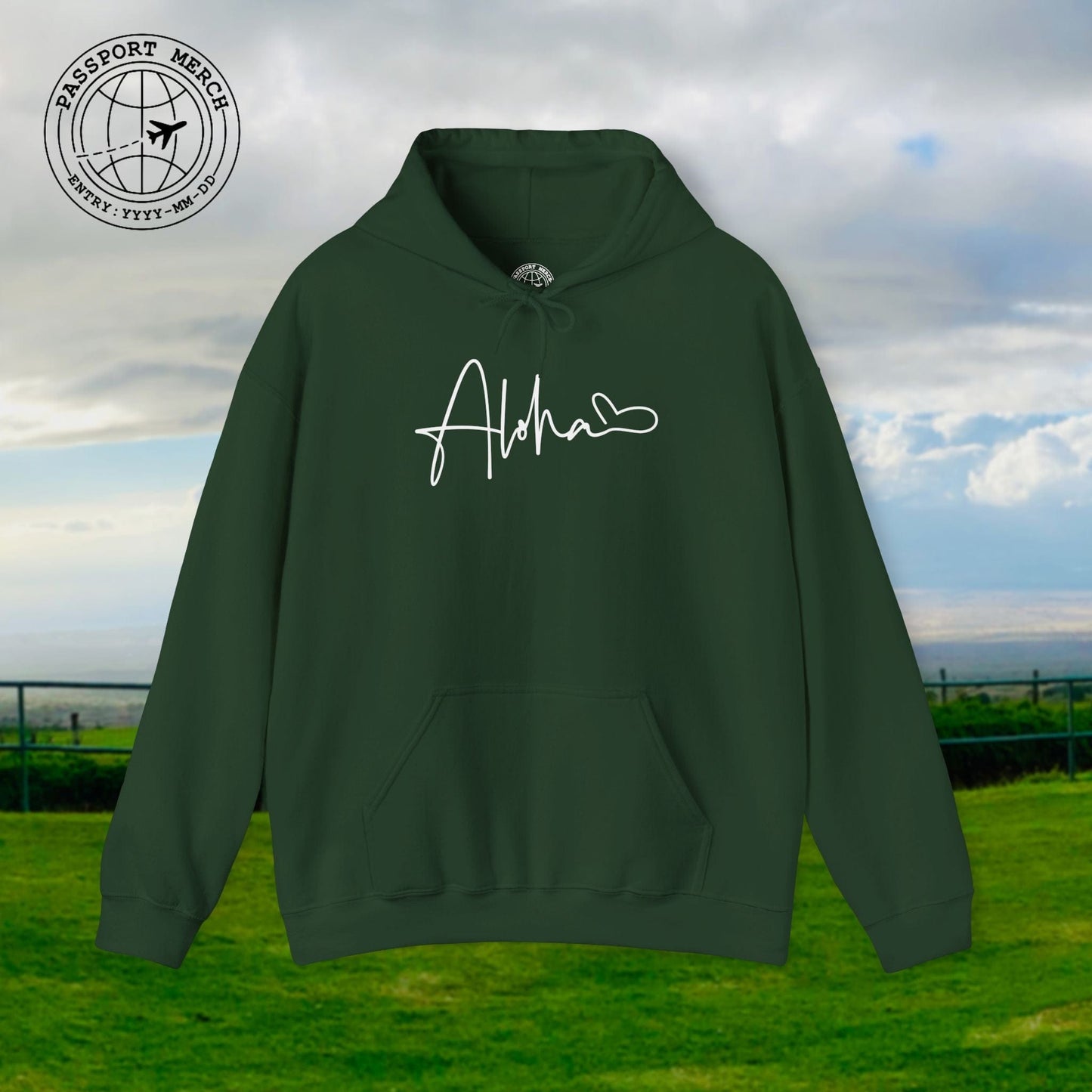Aloha Heart Signature, Hawaii Hoodie