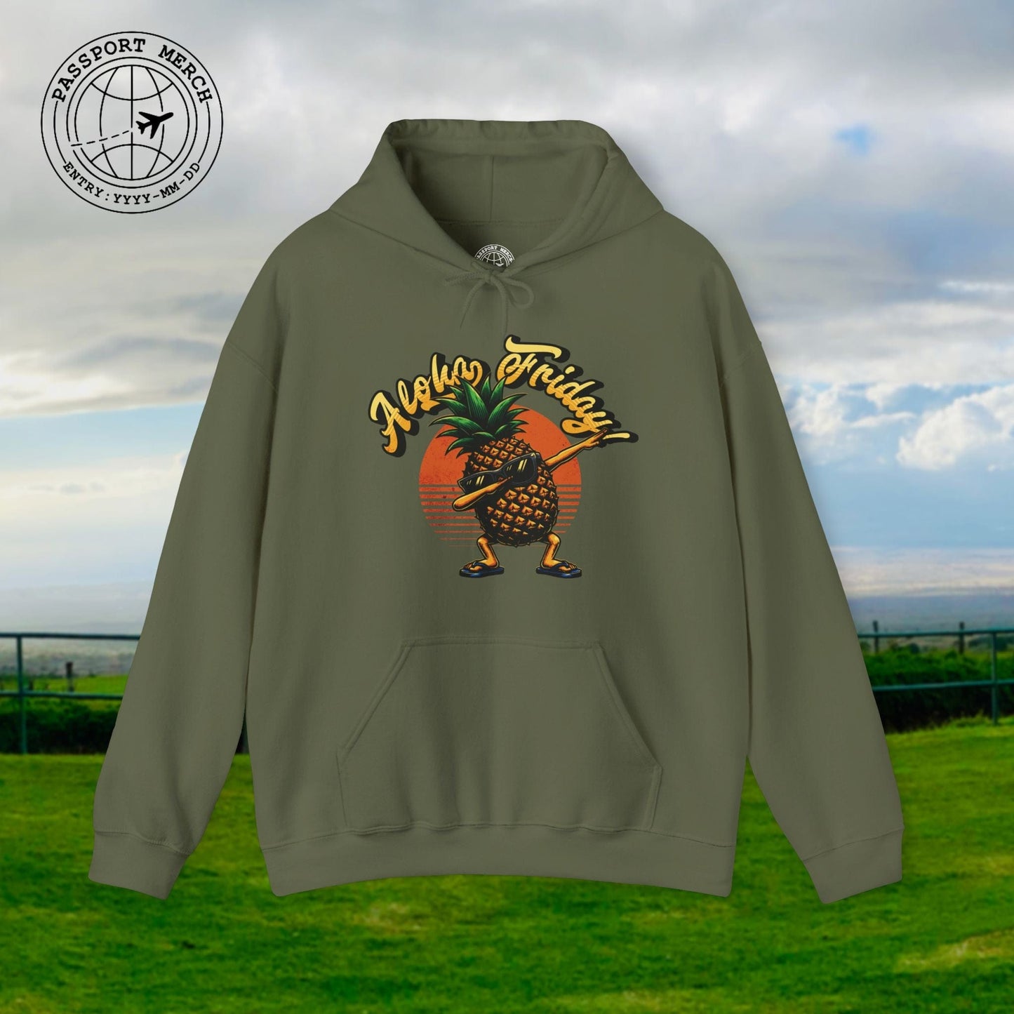 Aloha Friday Dabbing Pineapple Hawaii Hoodie