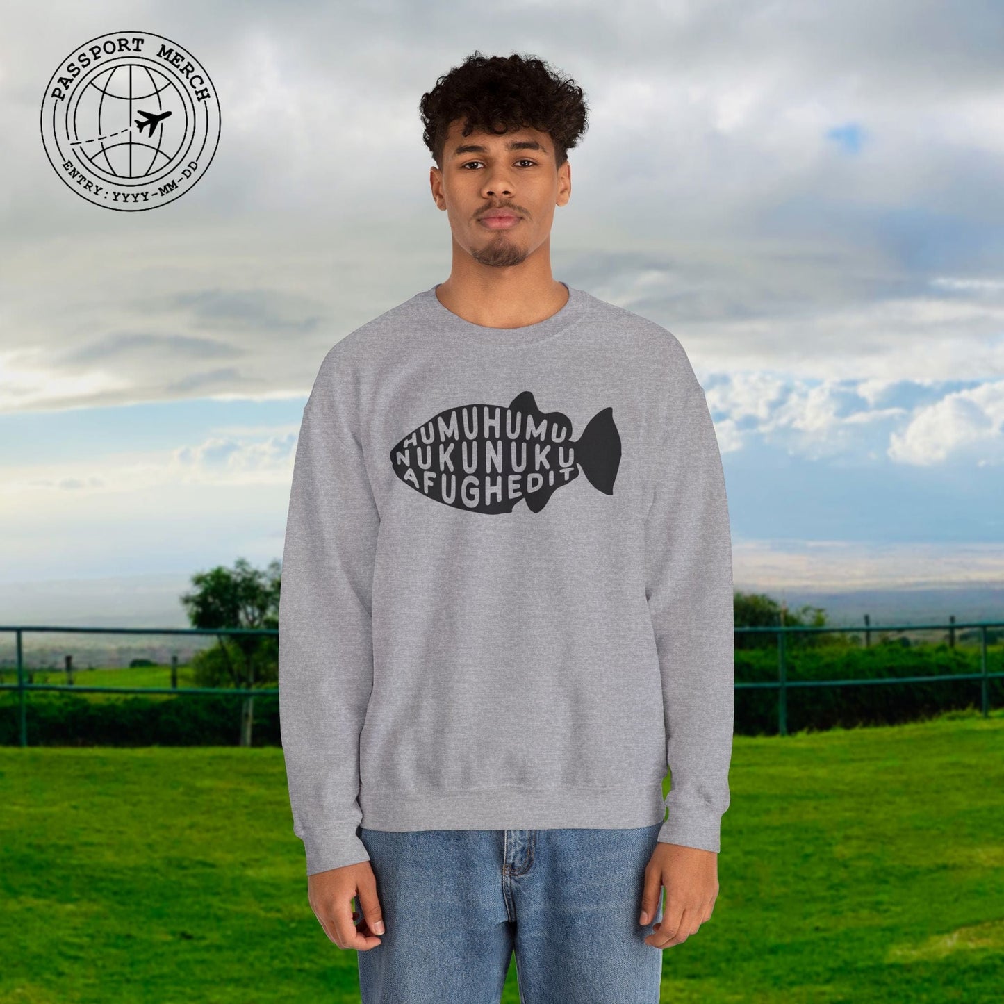 Humuhumu... nukunuku... afughedit, Hawaii Crewneck