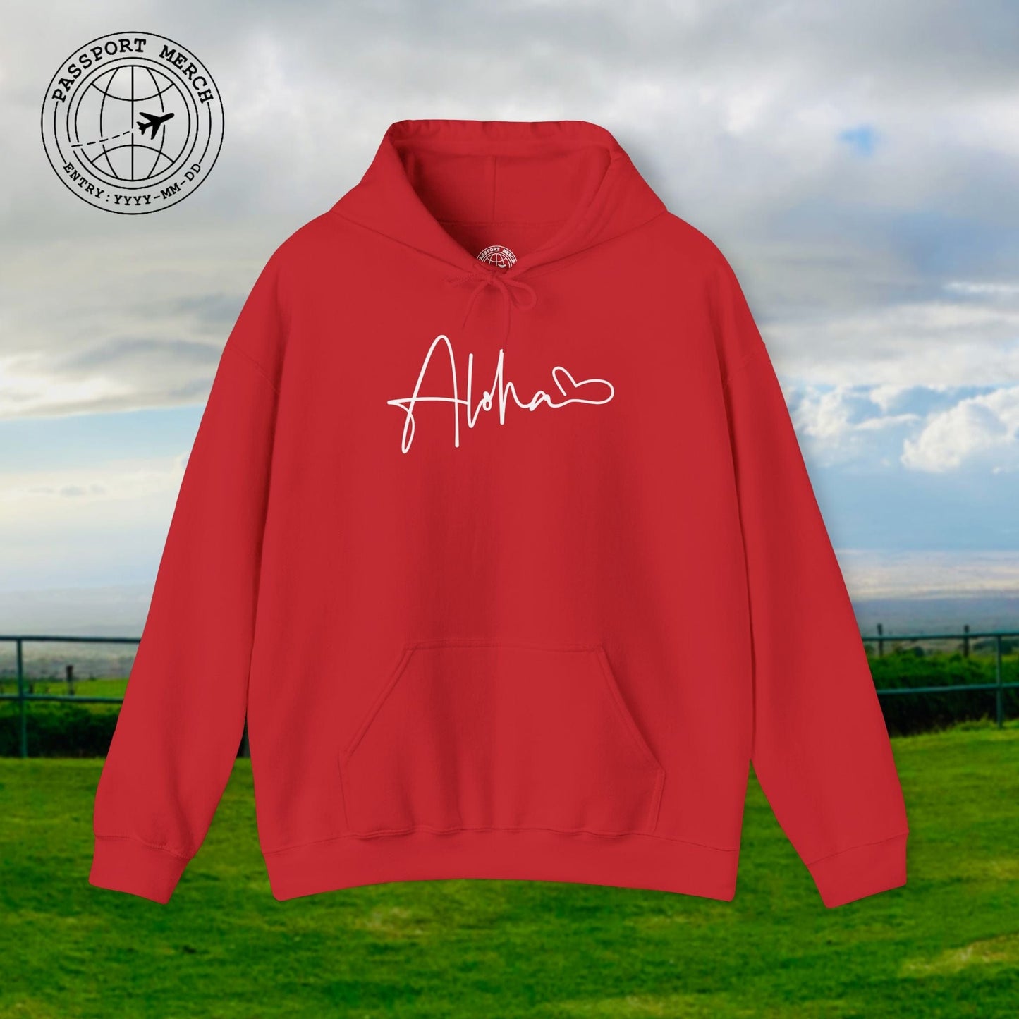 Aloha Heart Signature, Hawaii Hoodie
