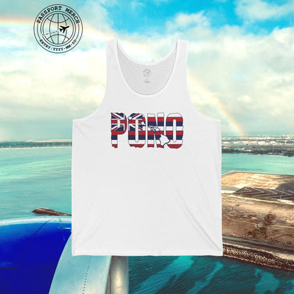 Hawaii Pono Letter Flag Tank Top