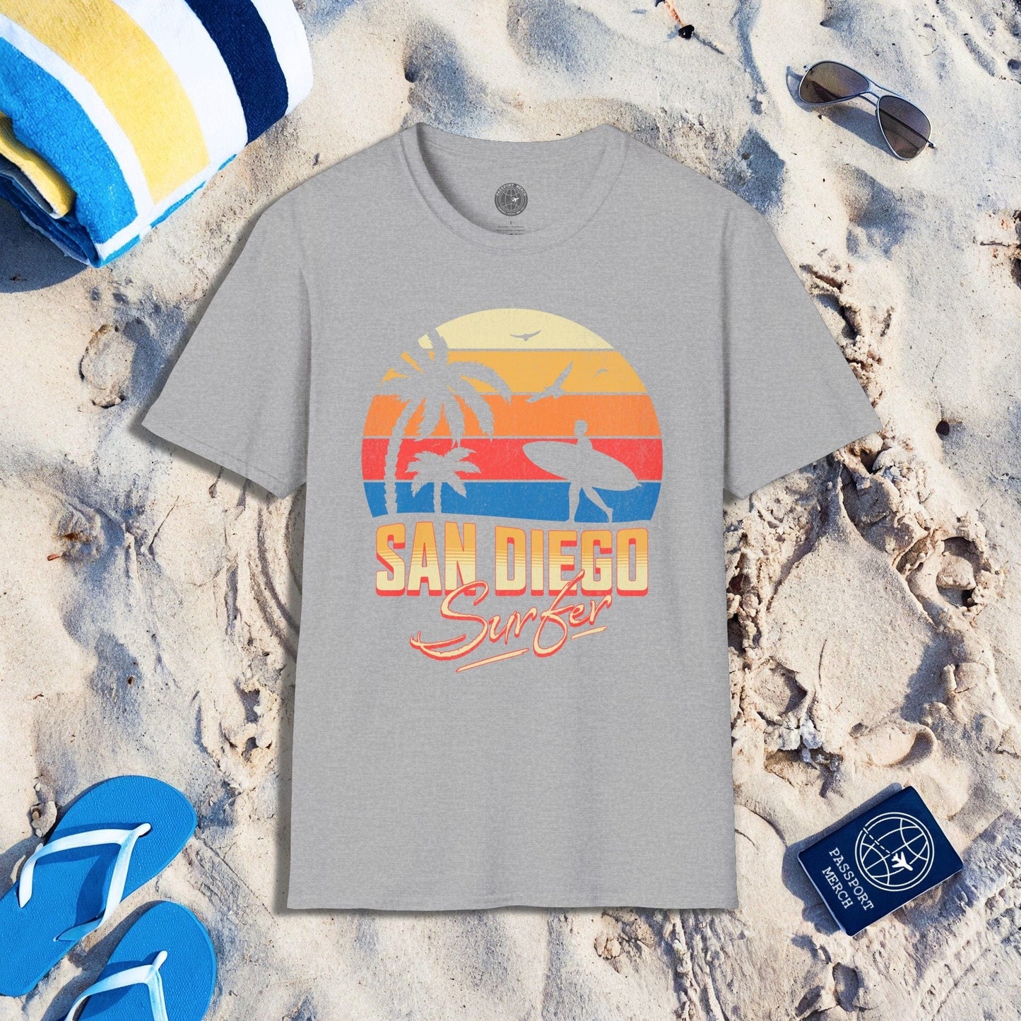 San Diego Surfer California T-Shirt