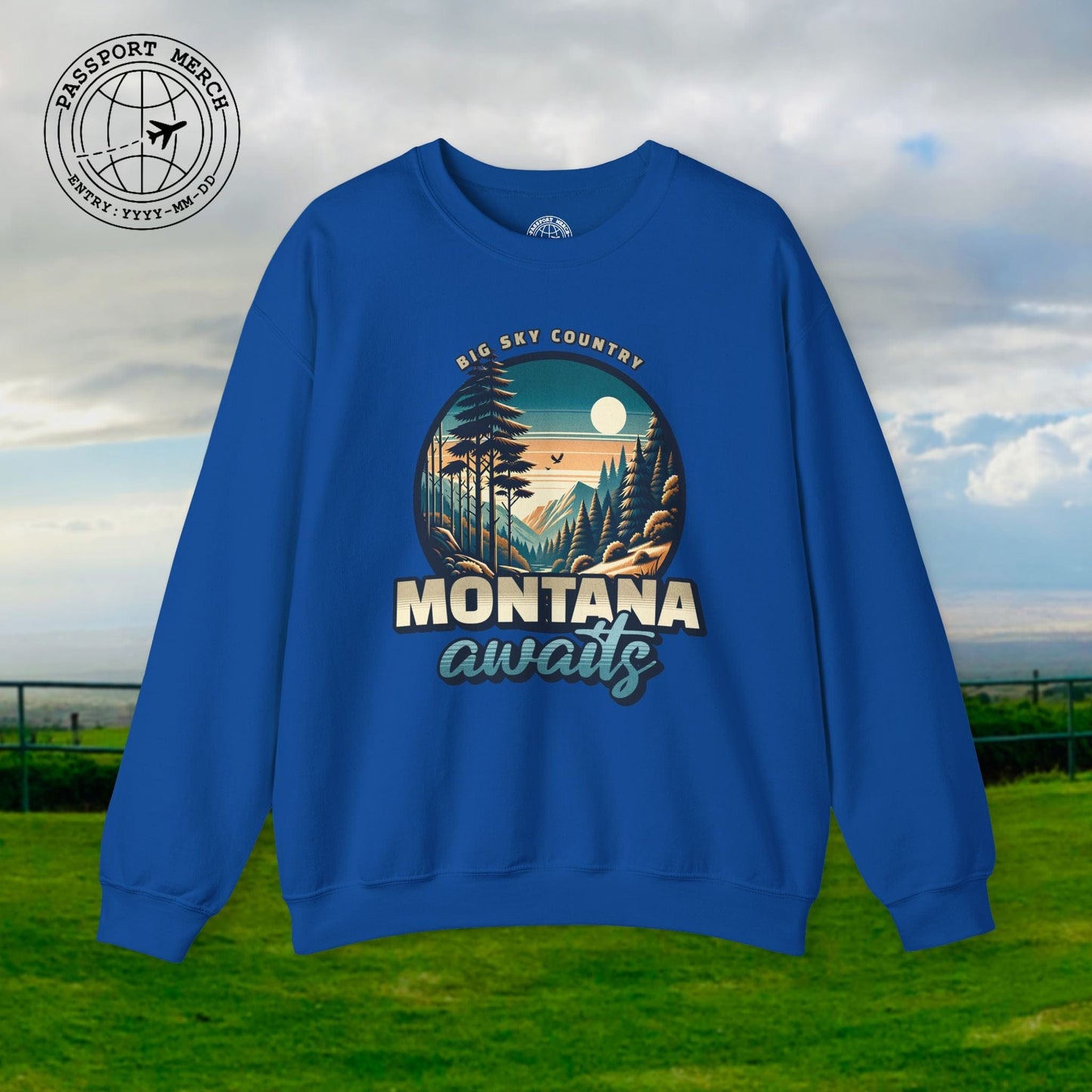 Big Sky Country Montana Crewneck