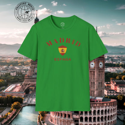 Madrid with Coat of Arms Spain T-Shirt