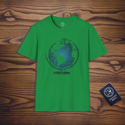 Vintage Globe Travel Inspiration T-Shirt