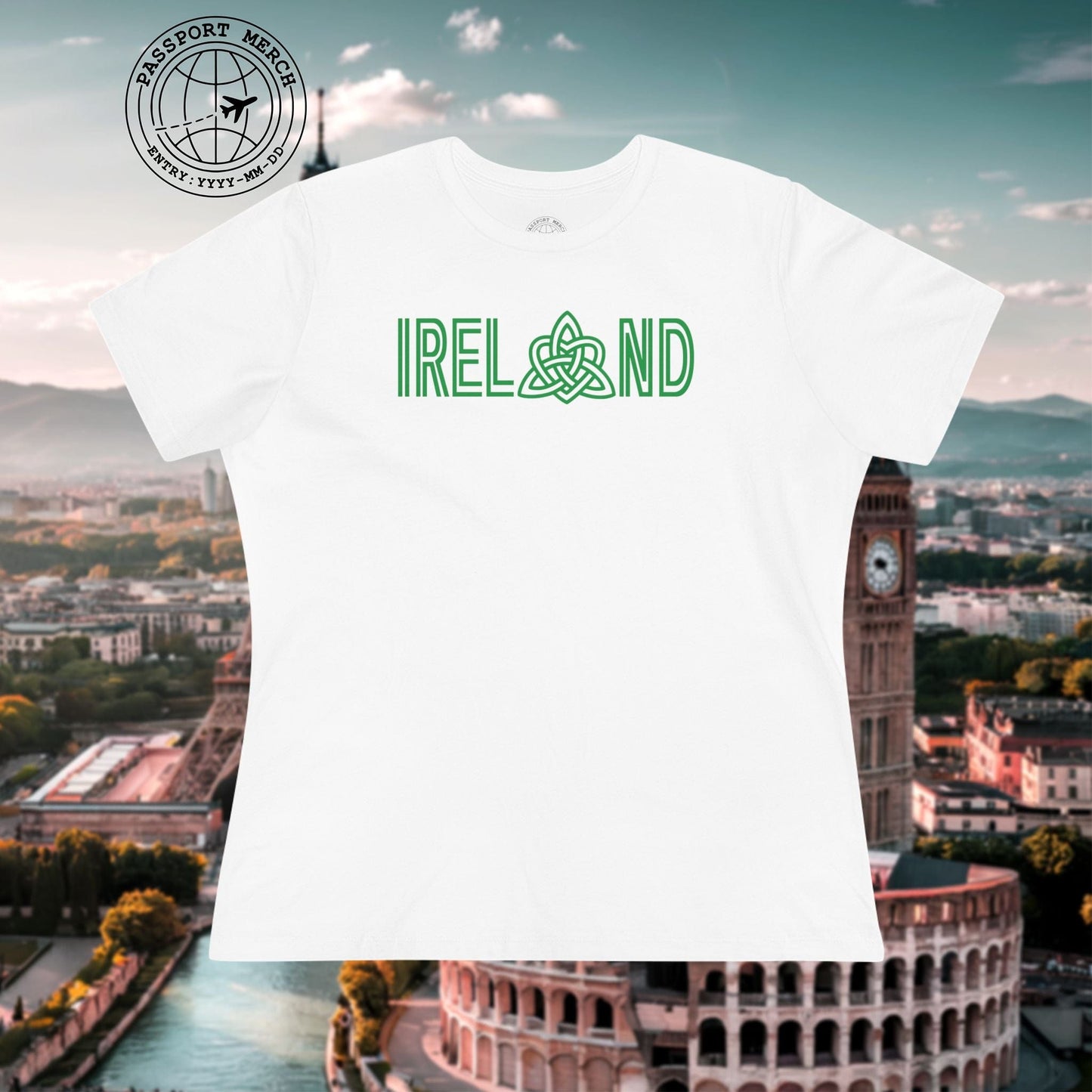 Ireland Celtic Trinity Love Knot, Womens Fit T-Shirt