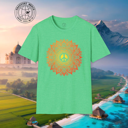 Peace Mandala India T-Shirt