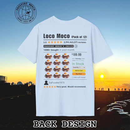 Loco Moco (5-Star Buy Now Edition), Hawaii, Back Print T-Shirt